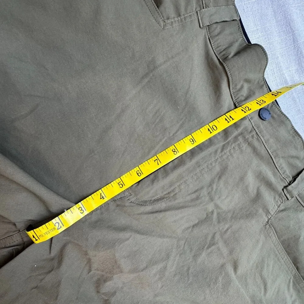 Orvis Shorts Men's 40 Green Khaki Cargo Fishing Outdoor Comfort Waist